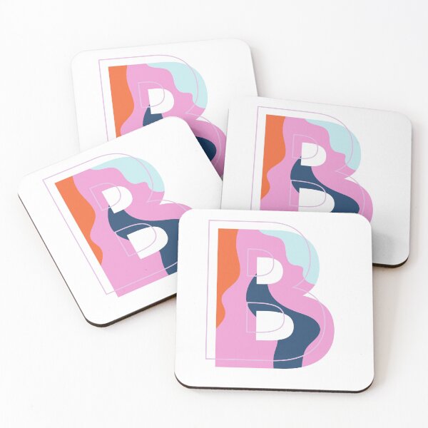 Item preview, b monogramme letter alphabet 90s initial designed and sold by bertiescrochu.