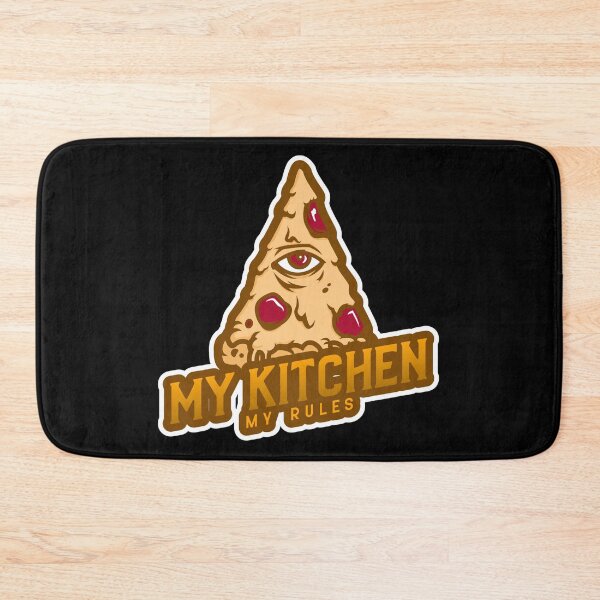 Item preview, Creepy Pizza Monster Cartoon Kitchen designed and sold by javes93.