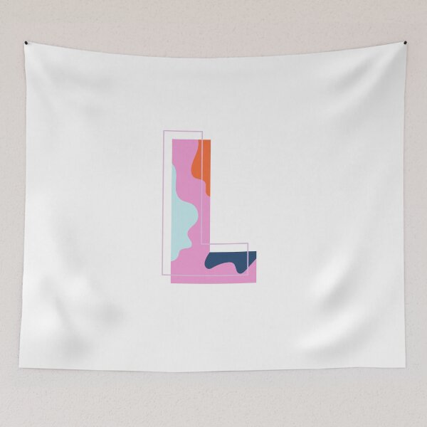 Item preview, L monogramme letter alphabet 90s initial designed and sold by bertiescrochu.
