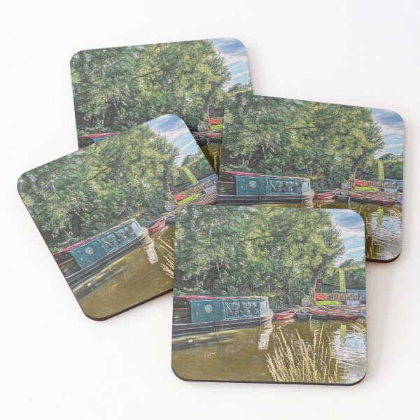 Item preview, Moored Boats At Odiham Art designed and sold by IanWL.