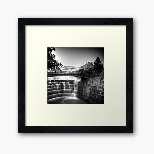 Ripley Castle Waterfall Framed Art Print