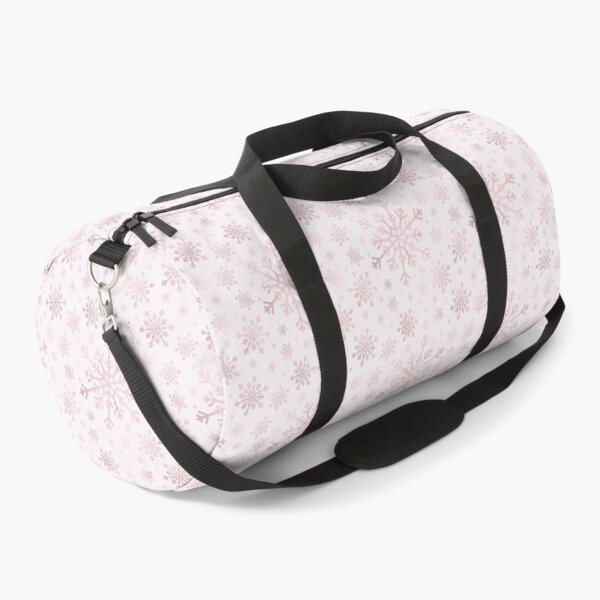 Item preview, Pretty Rose Gold Winter Snowflakes on Pale Pink designed and sold by Karen McFarland.