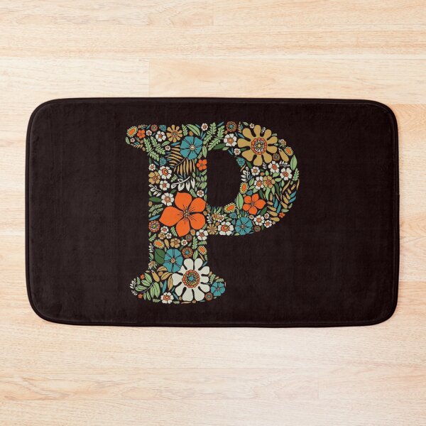 Item preview, Hippie Floral Letter P designed and sold by zeljkica.