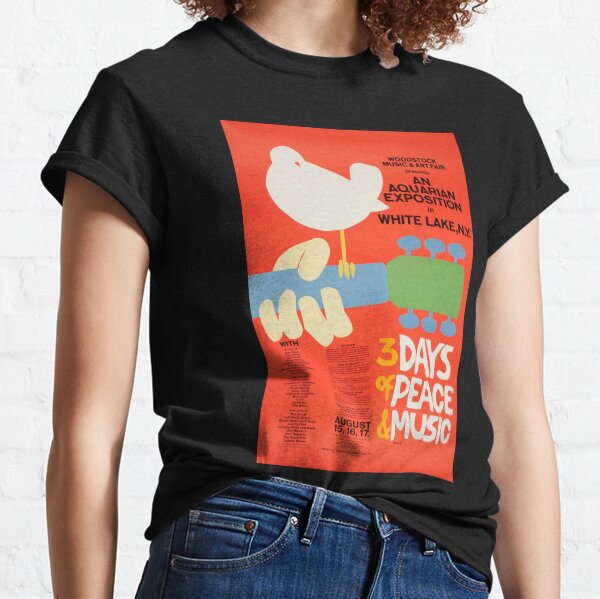 Woodstock 1969 Vintage Music Festival Art Classic T-Shirt