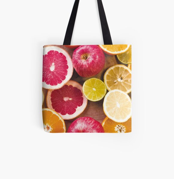 Colorful citrus All Over Print Tote Bag