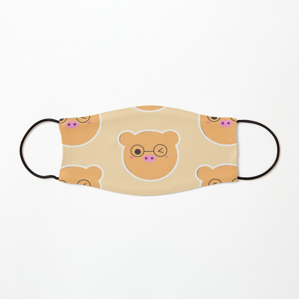 Roblox Cutie Winking Pony Mask By Cheesynuts Redbubble - pony and zizzy piggy roblox fanart