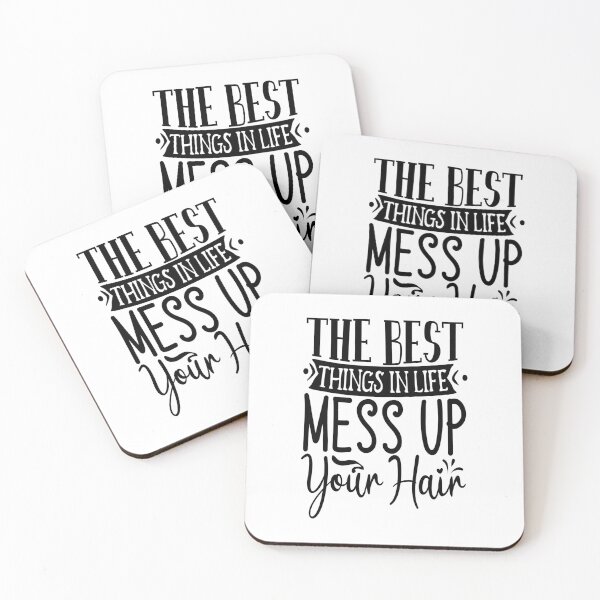 Item preview, The Best Things In Life - Mess Up Your Hair: A Funny quote shirt.   designed and sold by fajali master.