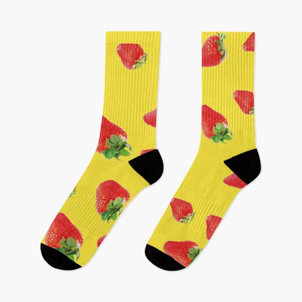 Item preview, Pattern strawberry party yellow designed and sold by ColorsHappiness.