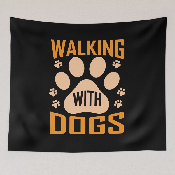 Item preview, Walking with dogs designed and sold by T-Jays Lounge.