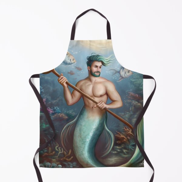 Item preview, Green Haired Merman  designed and sold by dim-draws.