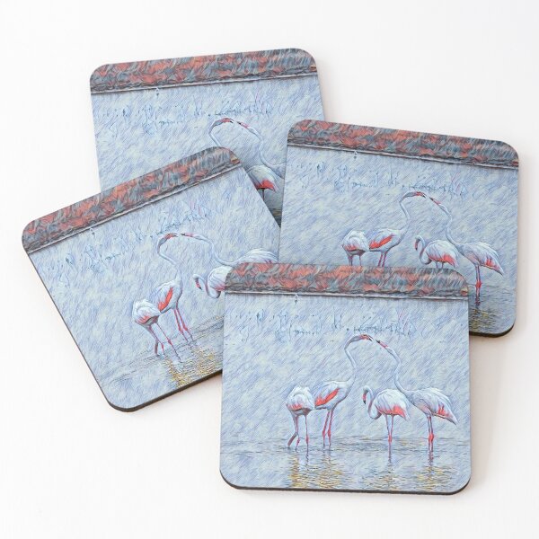 Item preview, Flamingos of Amboseli designed and sold by Maksym’s .