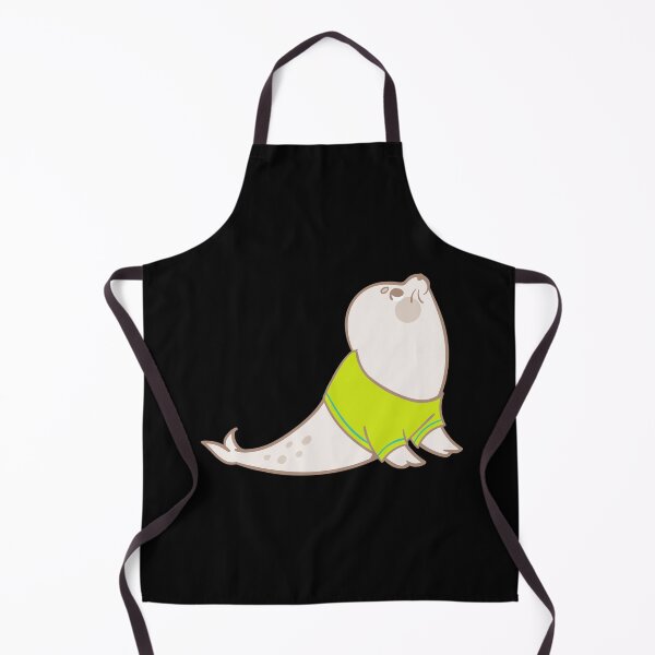 Item preview, White baby harp seal in jumper global climate change activist support gift idea designed and sold by conceptDVS.