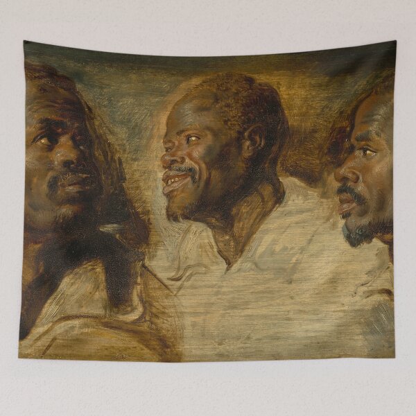 Item preview, Four Studies of a Male Head - Workshop of Peter Paul Rubens designed and sold by themasters.