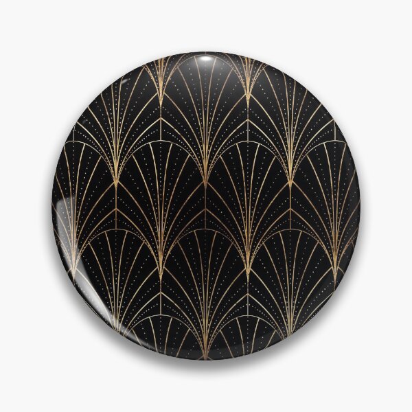 Item preview, Art Deco Waterfalls // Black designed and sold by The Wellington Boot.