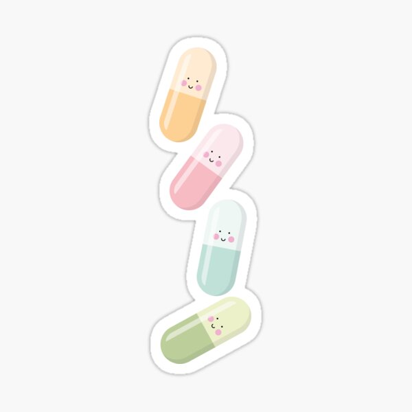 Happy Pills, Pill, Medicine, Rainbow Pills, Chill Pill, Meds