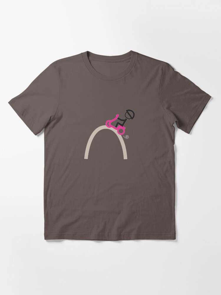 Alternate view of Scooter Boy series - scootin' over the hill t-shirt Essential T-Shirt