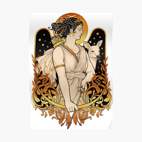 Goddess Artemis Posters For Sale Redbubble