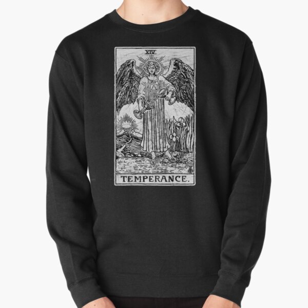 Temperance Tarot Card - Major Arcana - fortune telling - occult Pullover Sweatshirt