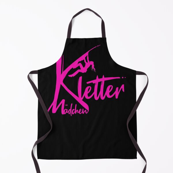 Item preview, Climbing girl climbing logo in pink with female climber climbing gifts designed and sold by MadandMean.