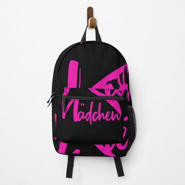 Item preview, Climbing girl climbing logo in pink with female climber climbing gifts designed and sold by MadandMean.
