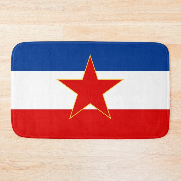 Item preview, Yugoslavia flag, born in yugoslavia designed and sold by Kinisis.