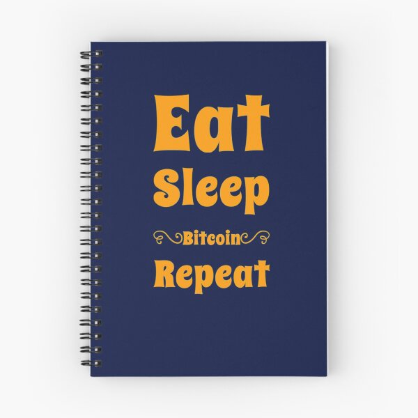 Item preview, Eat sleep Bitcoin repeat designed and sold by Bouzdesigns.