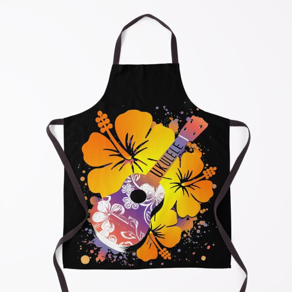 Item preview, UKULELE GOLDEN HIBISCUS designed and sold by matai-anuanua.