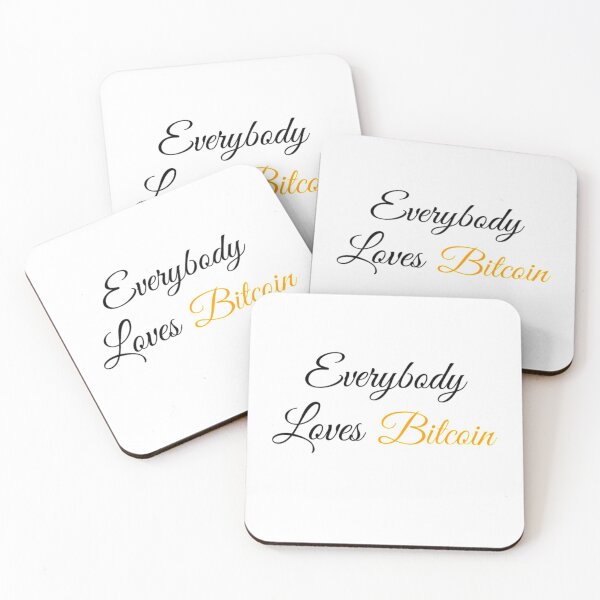 Item preview, Everybody loves Bitcoin designed and sold by Bouzdesigns.