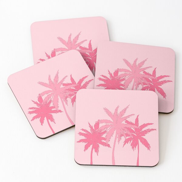 Item preview, Cute pink palm trees designed and sold by MinimalAnGo.