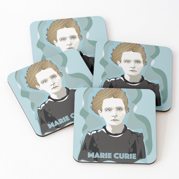 Item preview, Marie Curie portrait designed and sold by Emi Yañez.