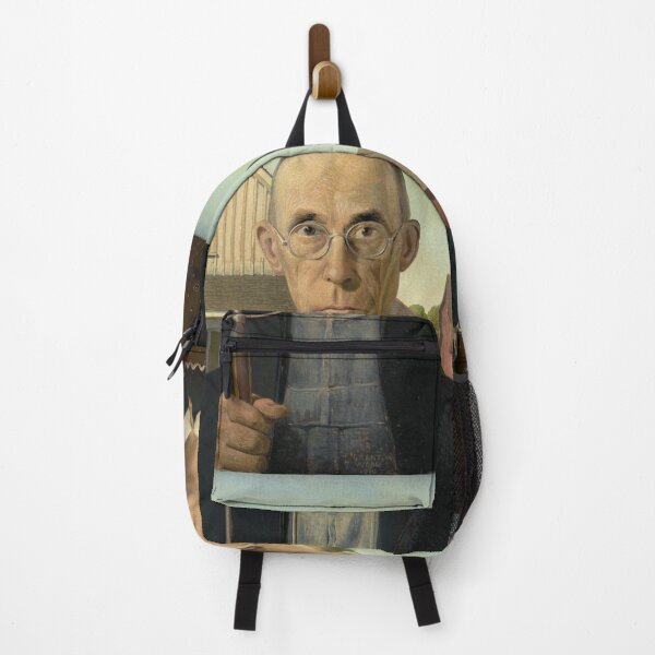 Item preview, American Gothic - Grant Wood - Painting designed and sold by stickersandtees.
