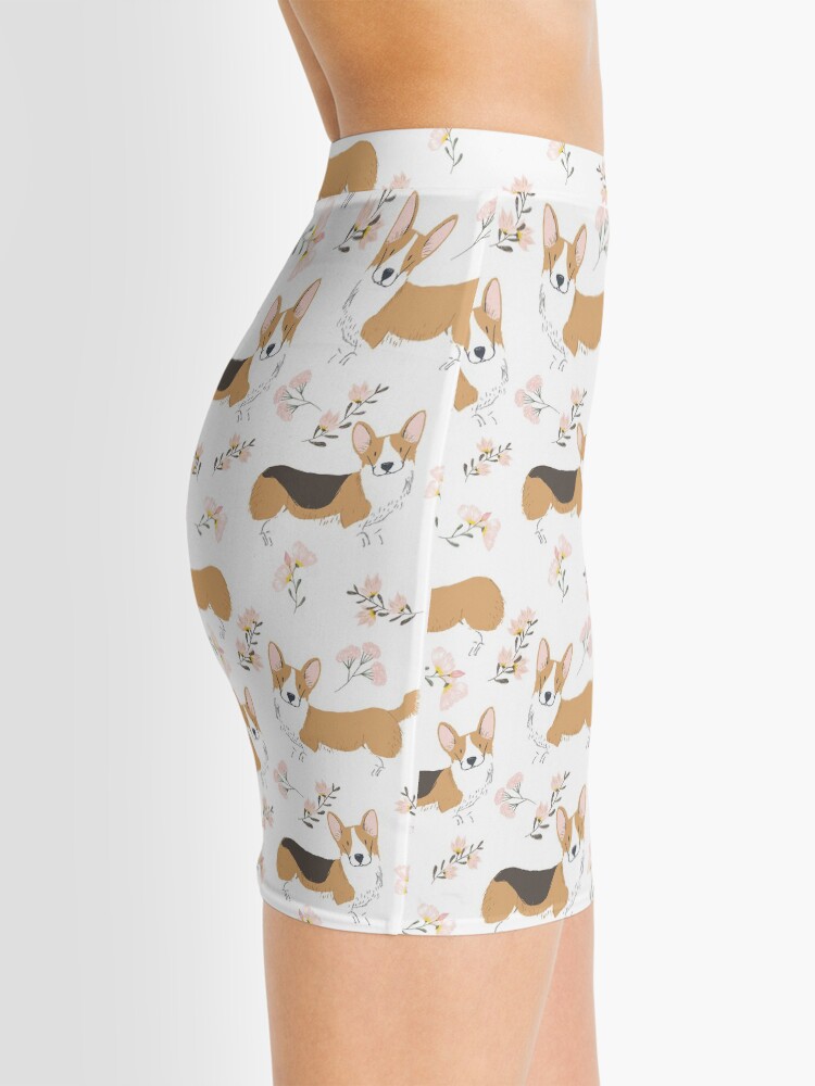 Alternate view of Corgi Summer Flowers Meadow Mini Skirt