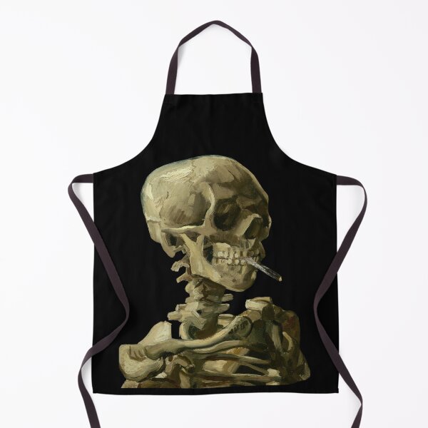 Artikelvorschau, Van Gogh - Schädel eines Skeletts mit brennender Zigarette entworfen und verkauft von isstgeschichte.