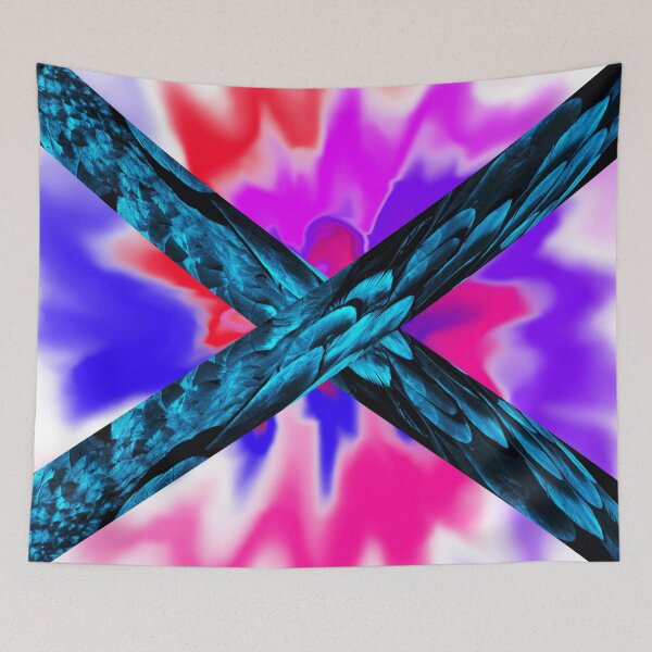 Item preview, Blue pink tie-dye effect  designed and sold by Nishad4.