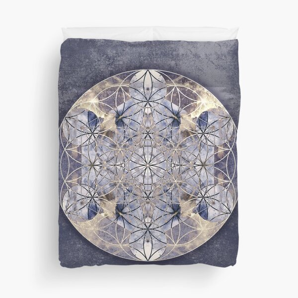 Flower of Enlightenment Duvet Cover