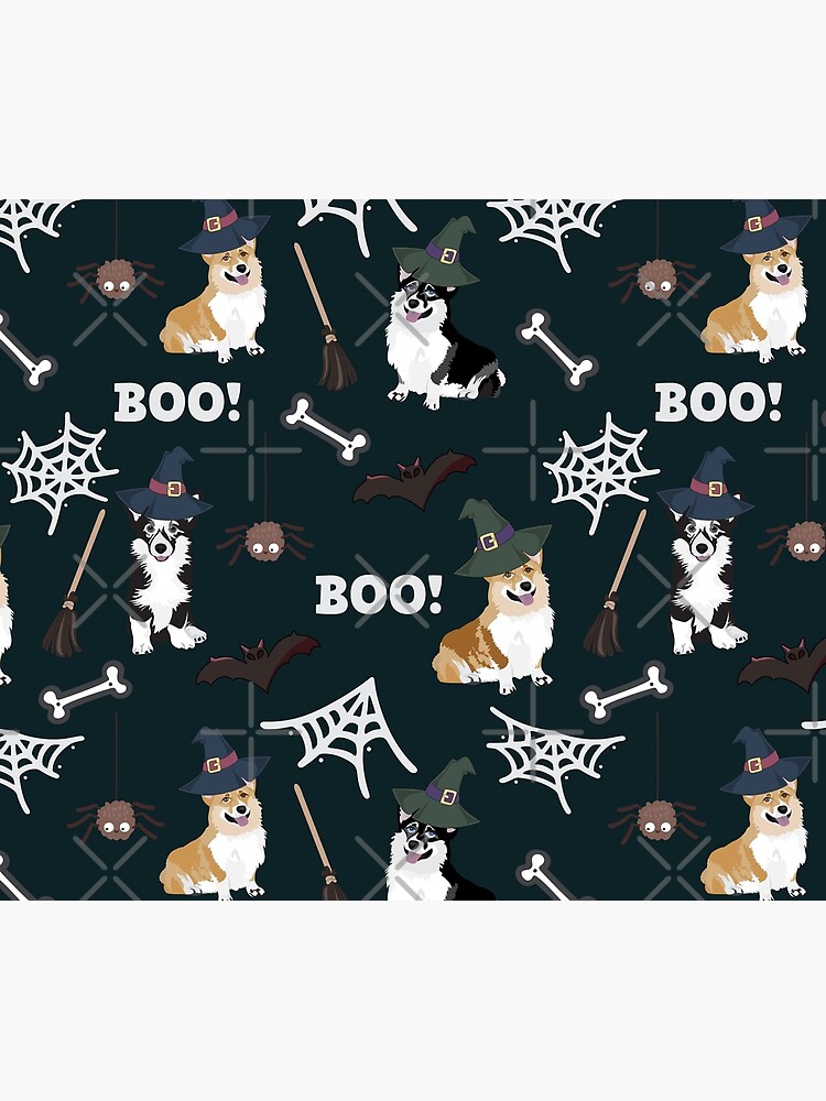 Corgis Celebrate Halloween - BOOOOO by Corgiworld
