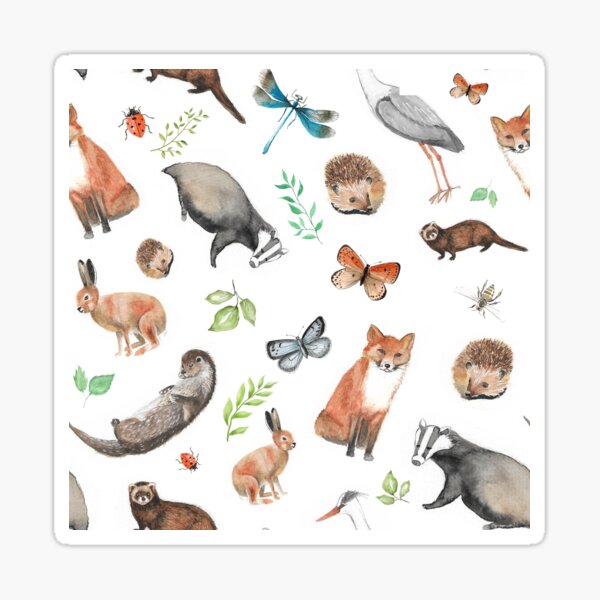 Item preview, British Wildlife  designed and sold by PaintingsForOak.