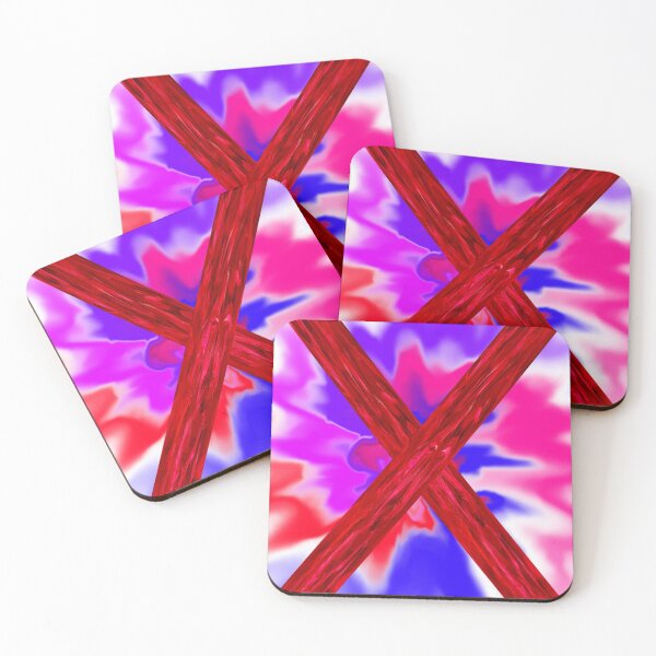 Item preview, Diseño tie-dye rojo violeta designed and sold by Nishad4.
