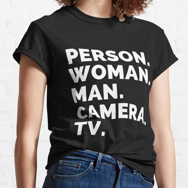 Person Woman Man Camera TV Classic T-Shirt
