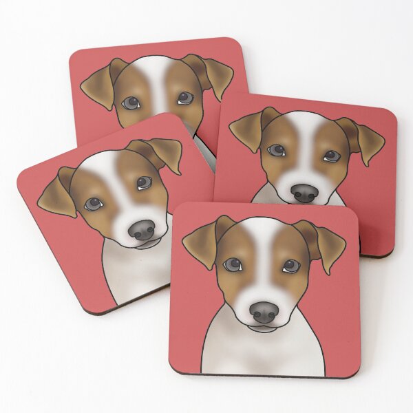 Item preview, Jack Russell Terrier Dog Portrait - Red designed and sold by JadeMadeThis.