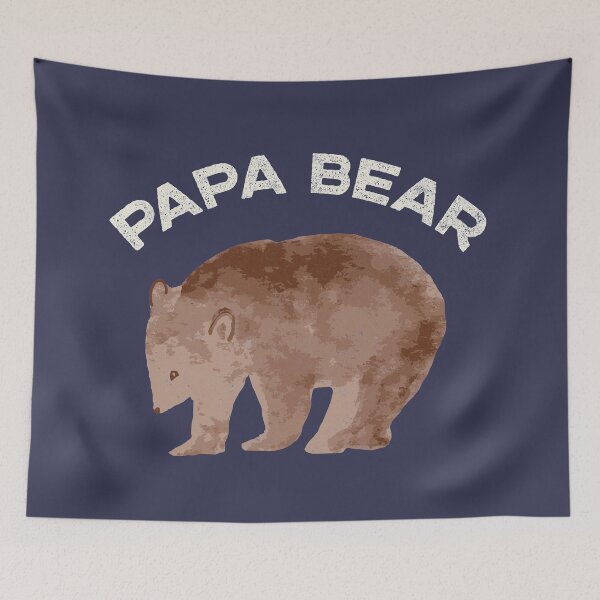 Item preview, Papa Bear In Texture designed and sold by SharksOnShore.