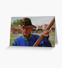 High noon tribute to old western movie stars. John Wayne, gary Cooper... Greeting Card