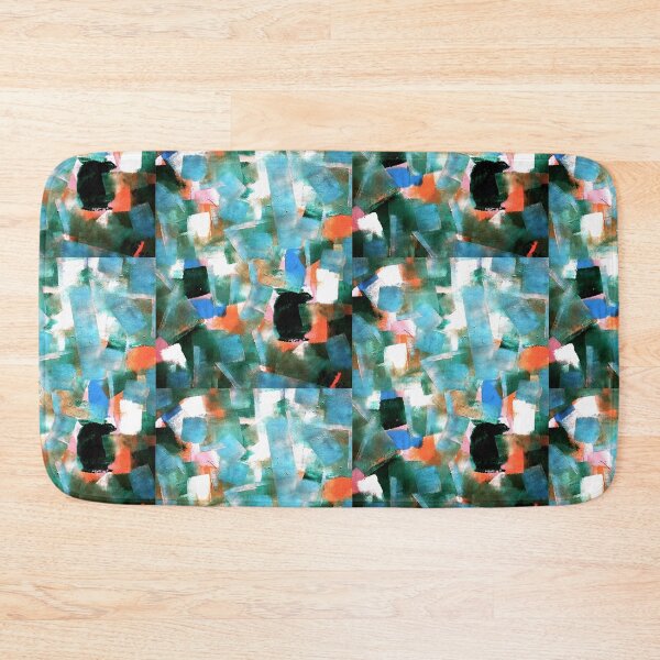 Artikelvorschau, Contemporary Urban Turquoise Modern Art Design Abstract good Vibes Expressionism Blue Orange entworfen und verkauft von ExquisiteShots.