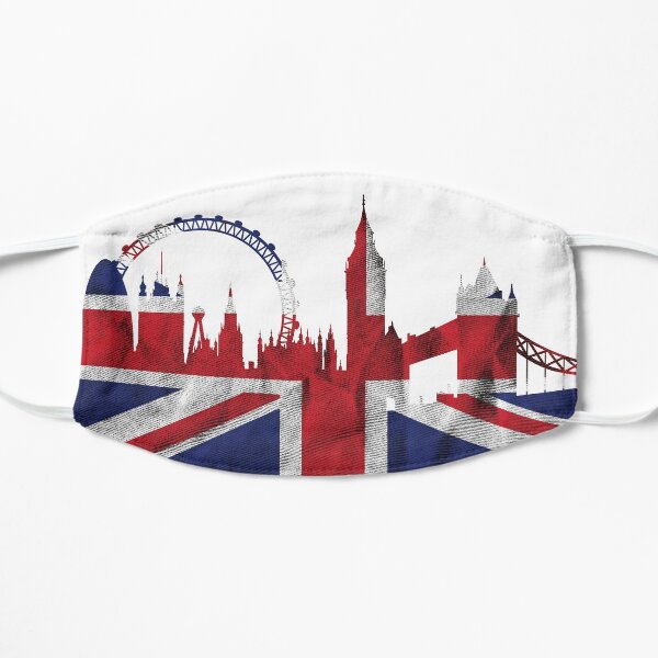 Union Jack London Skyline Flat Mask