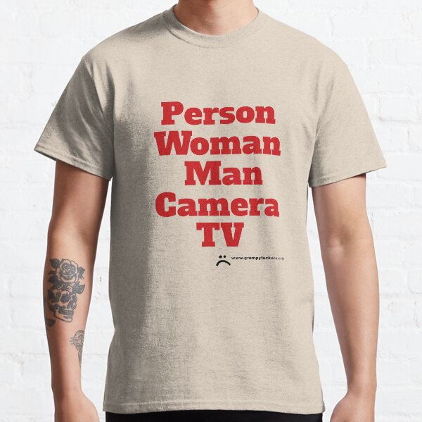 Person Woman Man Camera TV Classic T-Shirt