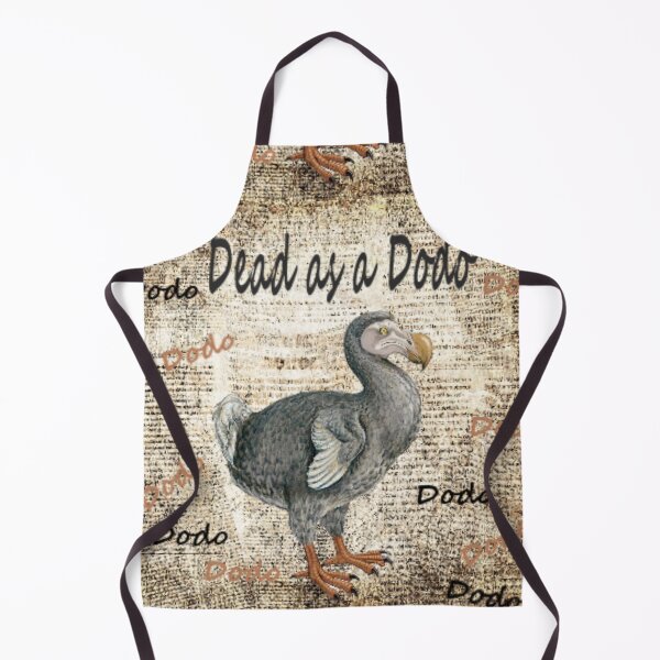 Item preview, Dead as a dodo extinct art by mysticladyart designed and sold by mystic lady vintage art and fashion designs.