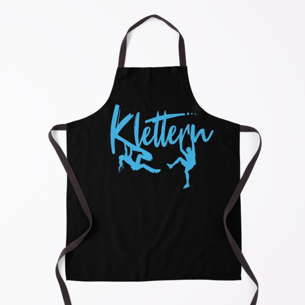 Item preview, Climbing lettering in turquoise with female climbers and climbers - climbing gifts designed and sold by MadandMean.