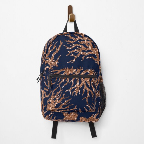 Item preview, French navy bronze coral designed and sold by peggieprints.