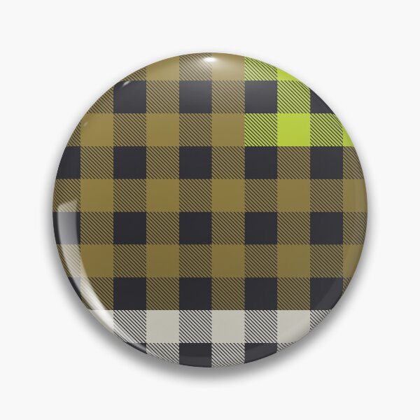 Item preview, PATCHWORK BUFFALO CHECK IN ARMY GREEN designed and sold by STUDIOFLOW.