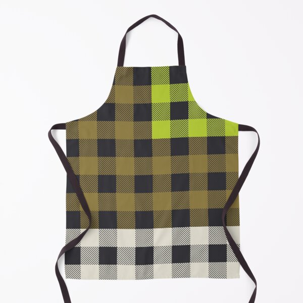 Item preview, PATCHWORK BUFFALO CHECK IN ARMY GREEN designed and sold by STUDIOFLOW.